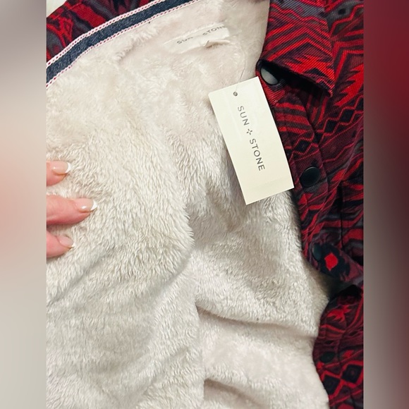 REDUCED 50%💗⬇️NWT Fleece Sherpa RiderS Unisex Measurements/Photos/ Re/Blk - Picture 4 of 7